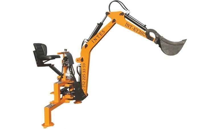 intes traktör arka kazıcı yükleyici kepçe ky380