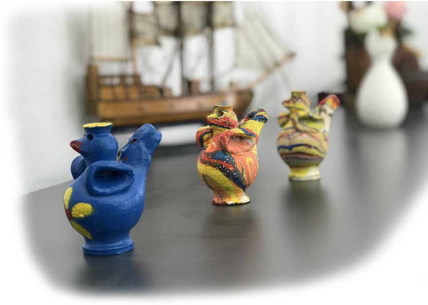 Mini Toprak Düdük (sulu bülbül sesi çıkartan)